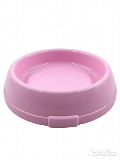 Миска розовая пластик 0,20л