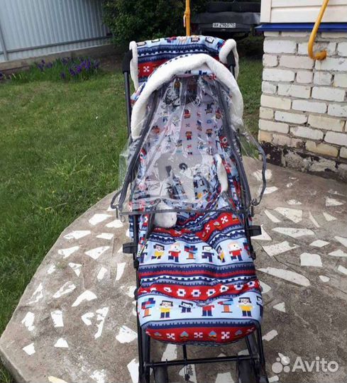 Санки-коляска