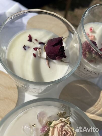 Свечи соевые в стакане