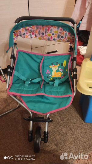 Детская коляска, стульчик, кухня