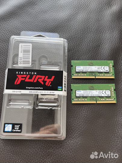 Оперативная память Samsung для ноутбука 2x8gb 2666