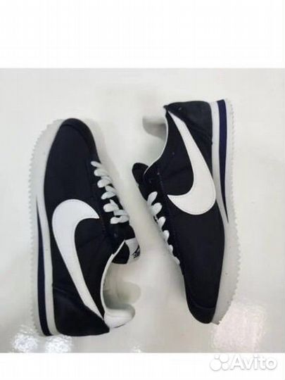 Кроссовки nike classic cortez navy white нейлон