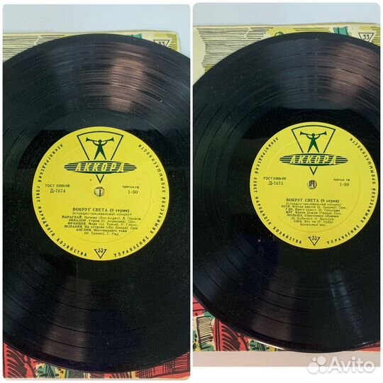 Советские пластинки 78 и 33 оборотов