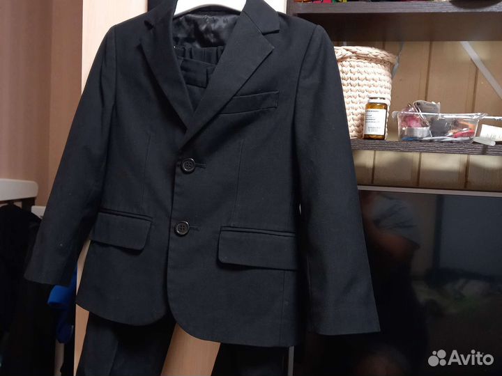 Школьная форма, костюм чёрный, пиджак щкольный