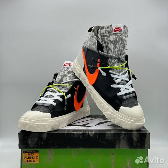 Кроссовки Мужские Nike Readymade x Blazer Mid Blac