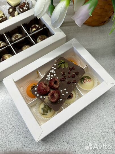 Шоколад ручной работы на день учителя