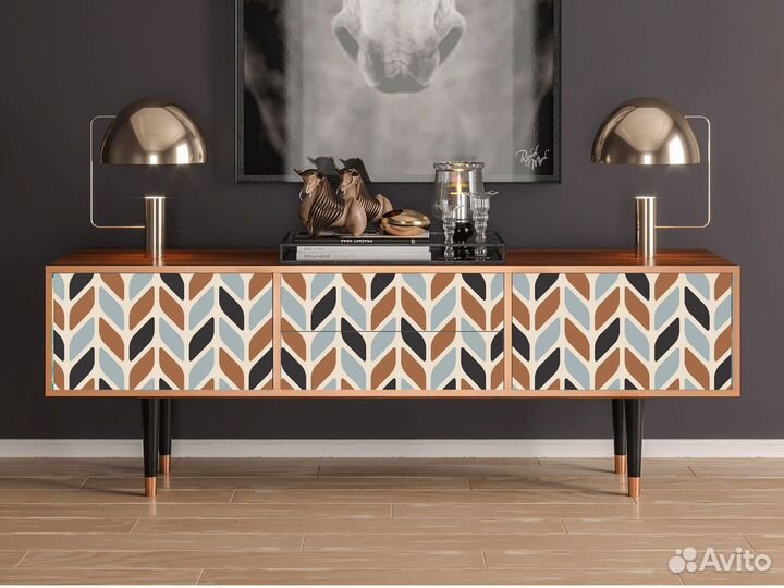 Тв-тумба T4 - Орех - Beige Laure