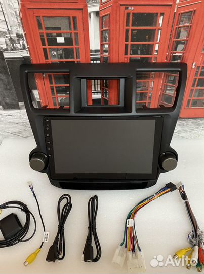 Android магнитола Toyota Highlander 2 07-13