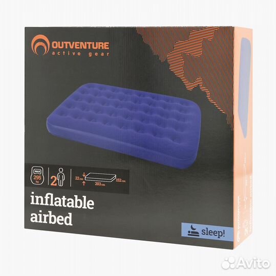 Матрас надувной 203х152х22 см