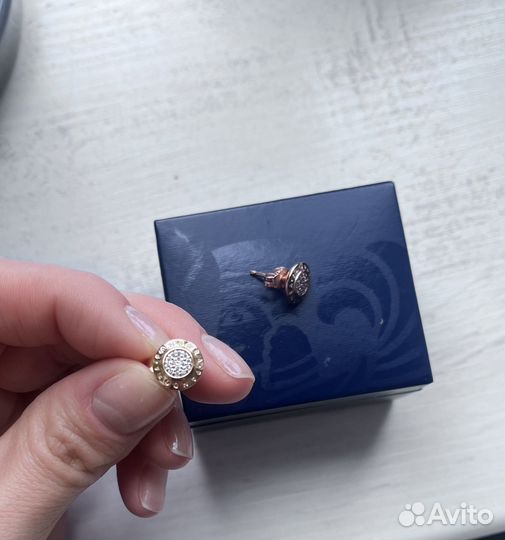 Pandora серьги бижутерия