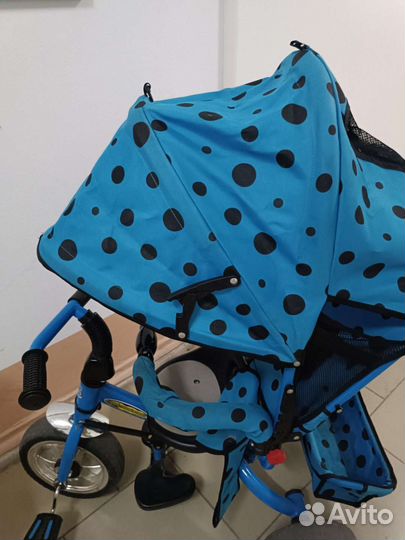 Велосипед с родительской ручкой