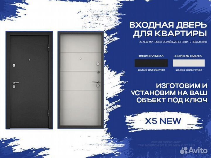 Входные двери новые с установкой