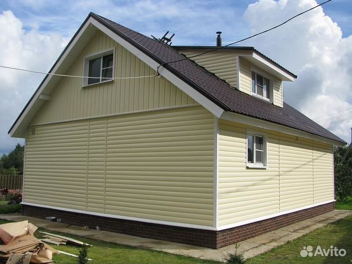 Сайдинг виниловый Docke Premium блок-хаус капучино