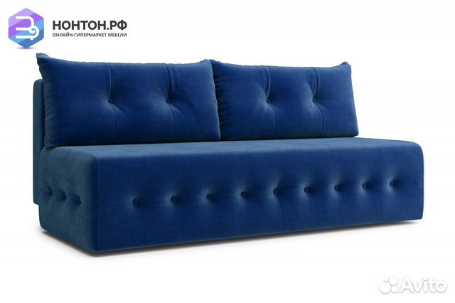 Диван еврокнижка Сити темно-синий