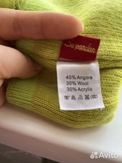 Зимняя шапка на девочку 50-52