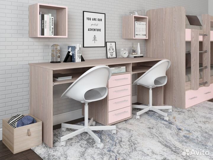 Компьютерный стол для двоих Лаворо