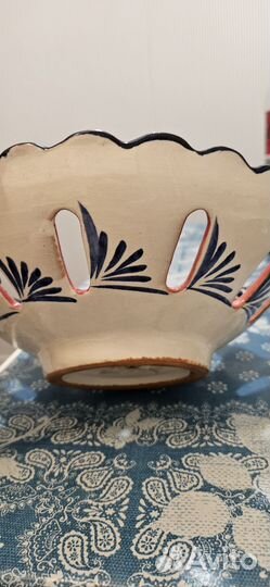 Ваза для фруктов Риштанская керамика