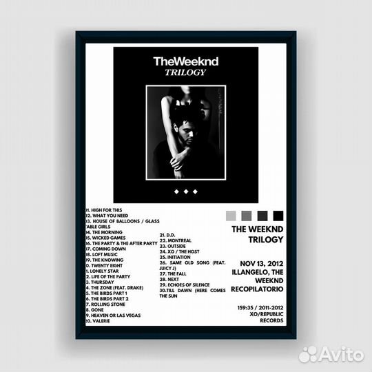 Постер The Weeknd (А2)