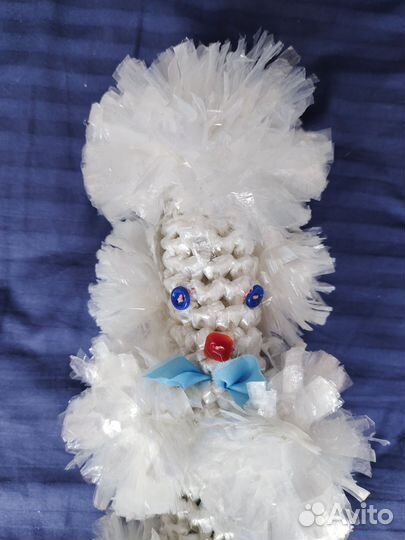 Мочалка-игрушка ручной вязки