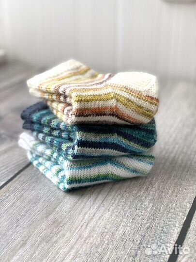 Носки вязаные шерстяные детские