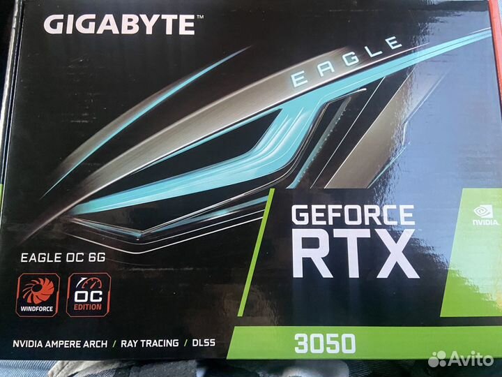 Видеокарта Gigabyte RTX3050 eagle OC 6GB