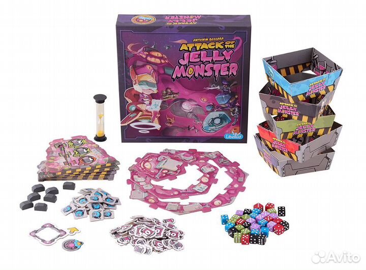 Атака желейного монстра. Настольная игра