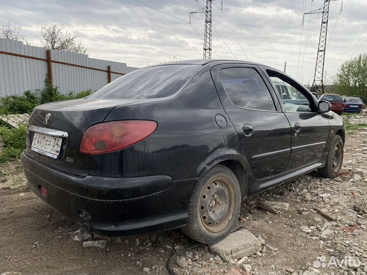 Разбор Peugeot 206 1.4 MT 2008