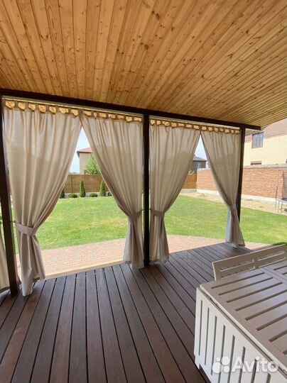 Уличные шторы для беседки и веранды