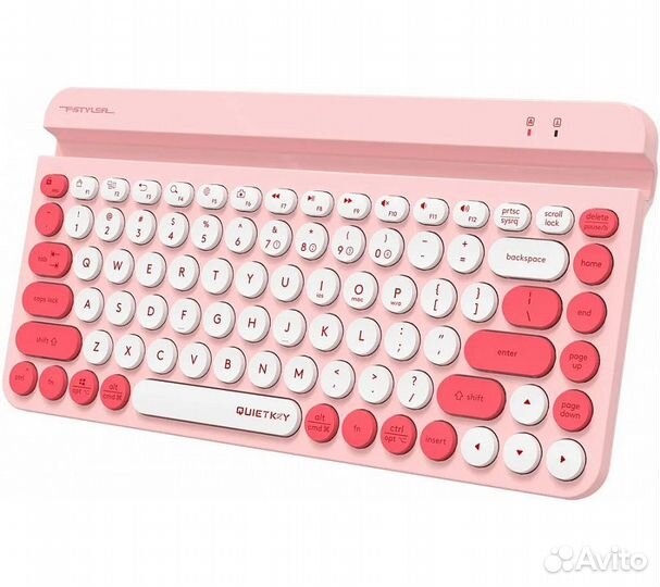 Беспроводная клавиатура A4Tech Fstyler FBK30, розо