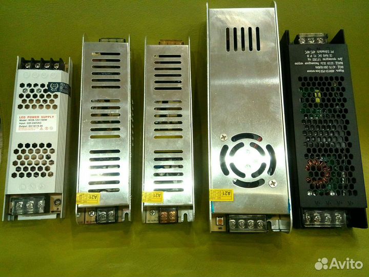 Блоки питания 12V тонкие