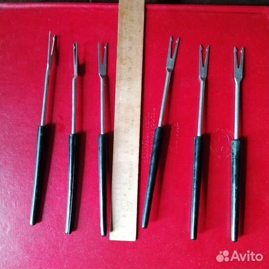 Набор. Вилки для фондю. Сделано Швейцарии