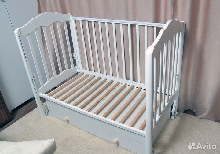 Кроватка детская Гандылян Анастасия+бортики+матрас