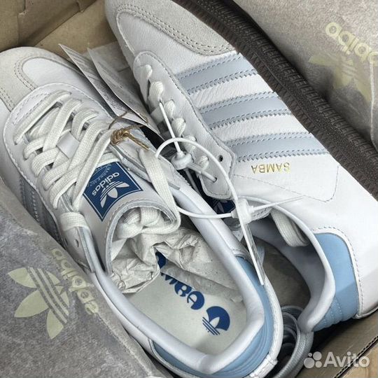 Adidas samba blue оригинал