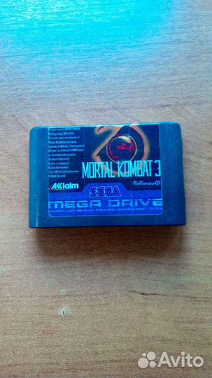 Картридж Sega Mortal Kombat 3