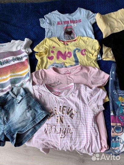 Вещи на девочку пакетом 122-128