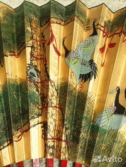 Веер большой настенный 100 см