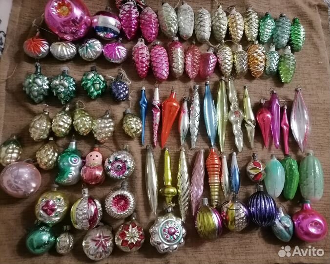 Елочные игрушки СССР