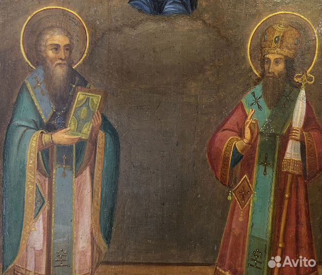 Икона Святые Василий Парийский и Димитрий Ростовск