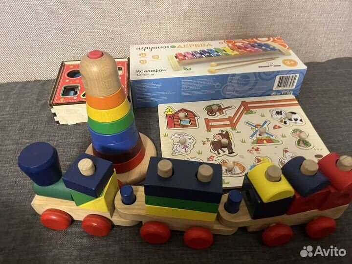 Развивающие деревянные игрушки