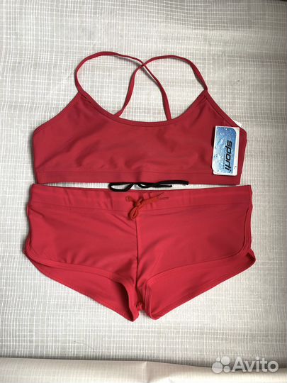 Новые женские топ и шорты для занятий спортом XL