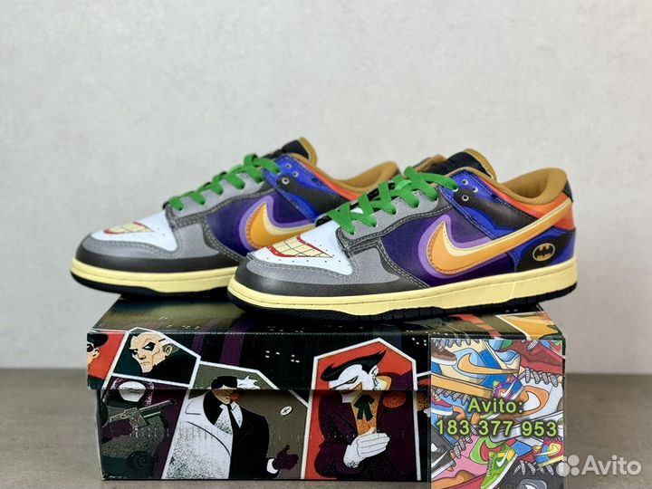 Nike dunk low Batman joker