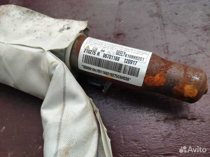 Подушка безопасности (шторка) Geely Emgrand EC7