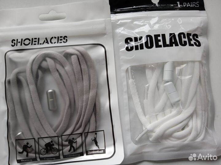 Шнурки эластичные безопасные с ограничителем