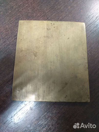 Икона меднолитая пластика Чудо Дмитрия Солунского