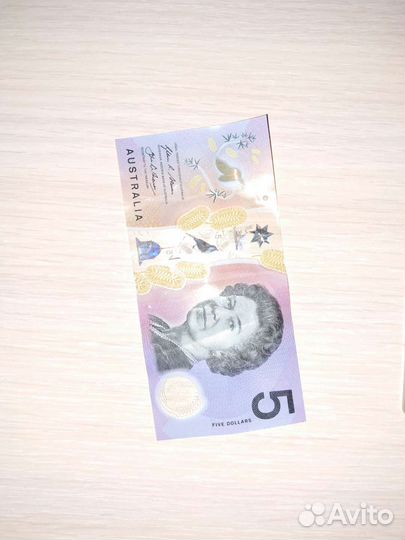 Купюра 5 долларов Австралия