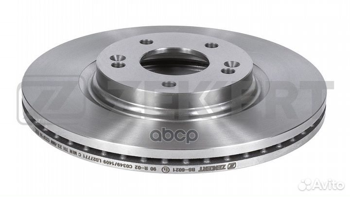 Диск торм. перед. Kia Sportage IV 15- Ceed III 18