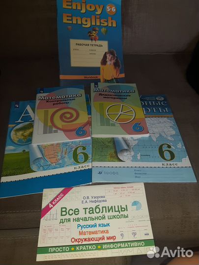 Книги Атлас 6 класс
