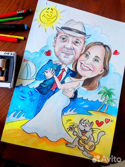 Шарж, художник