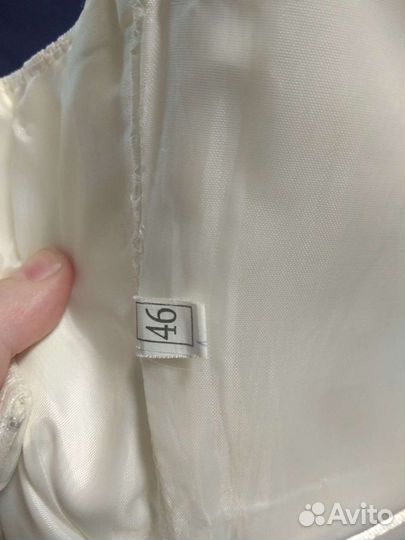 Короткое свадебное платье