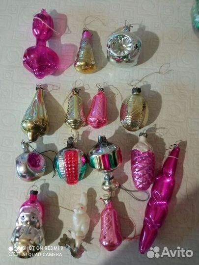 Елочные игрушки СССР